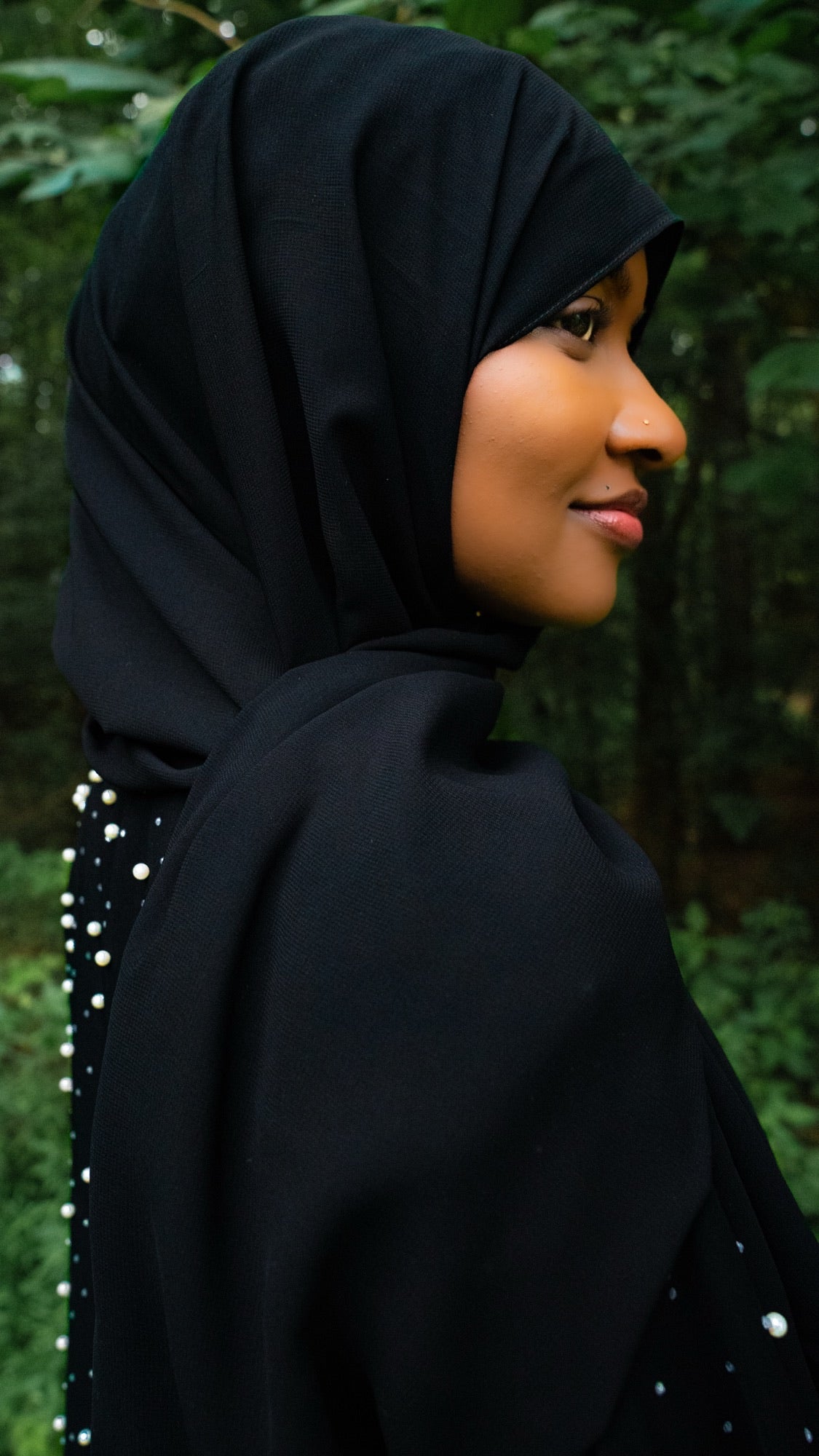 Celeste Pearl Abaya Set( 2 pieces)