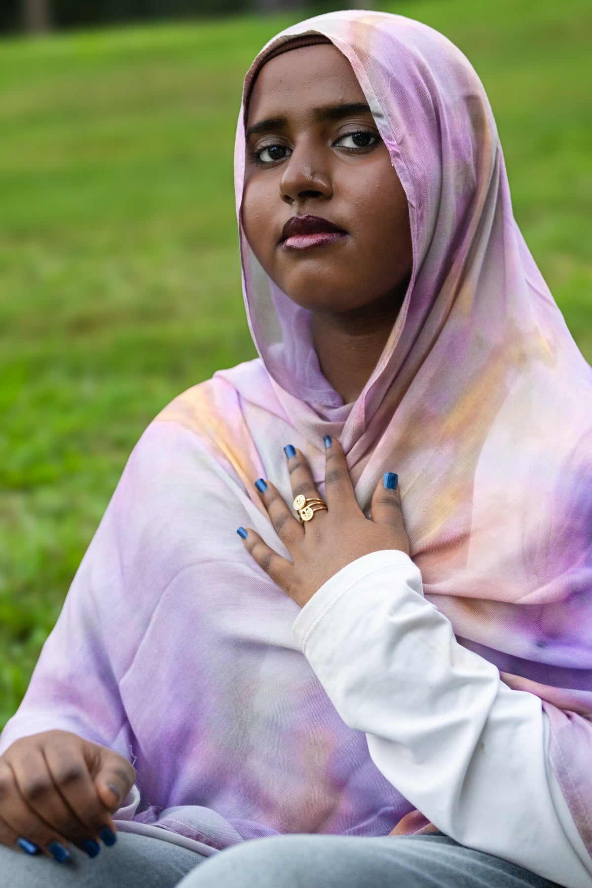 Lavender Skies Modal Hijab