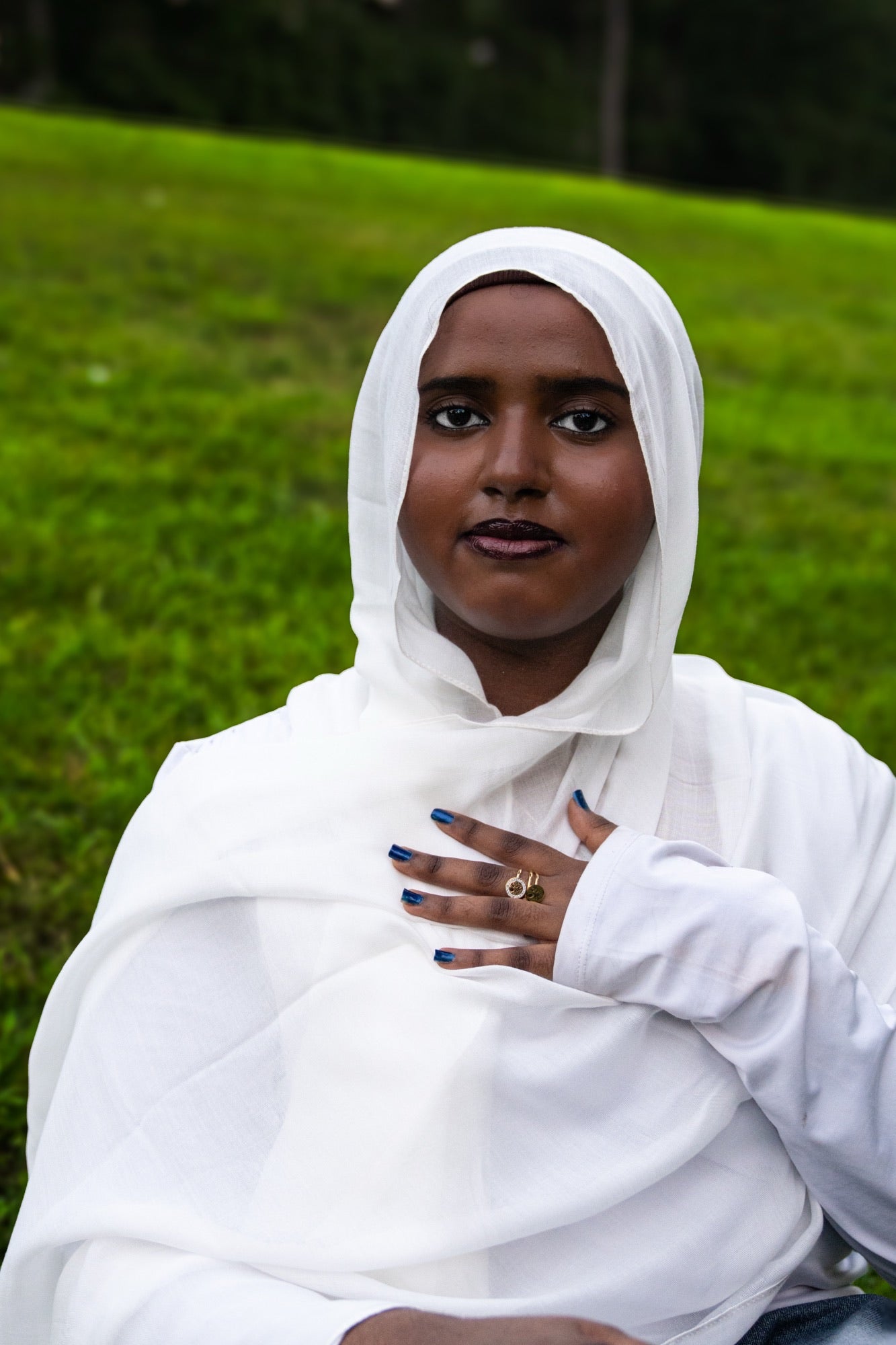 Modal Hijab- White