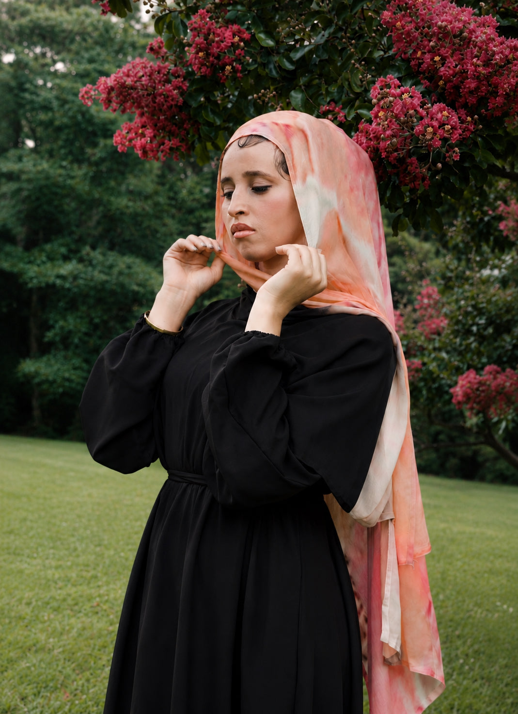 Classic Belted Abaya( Side Pockets)