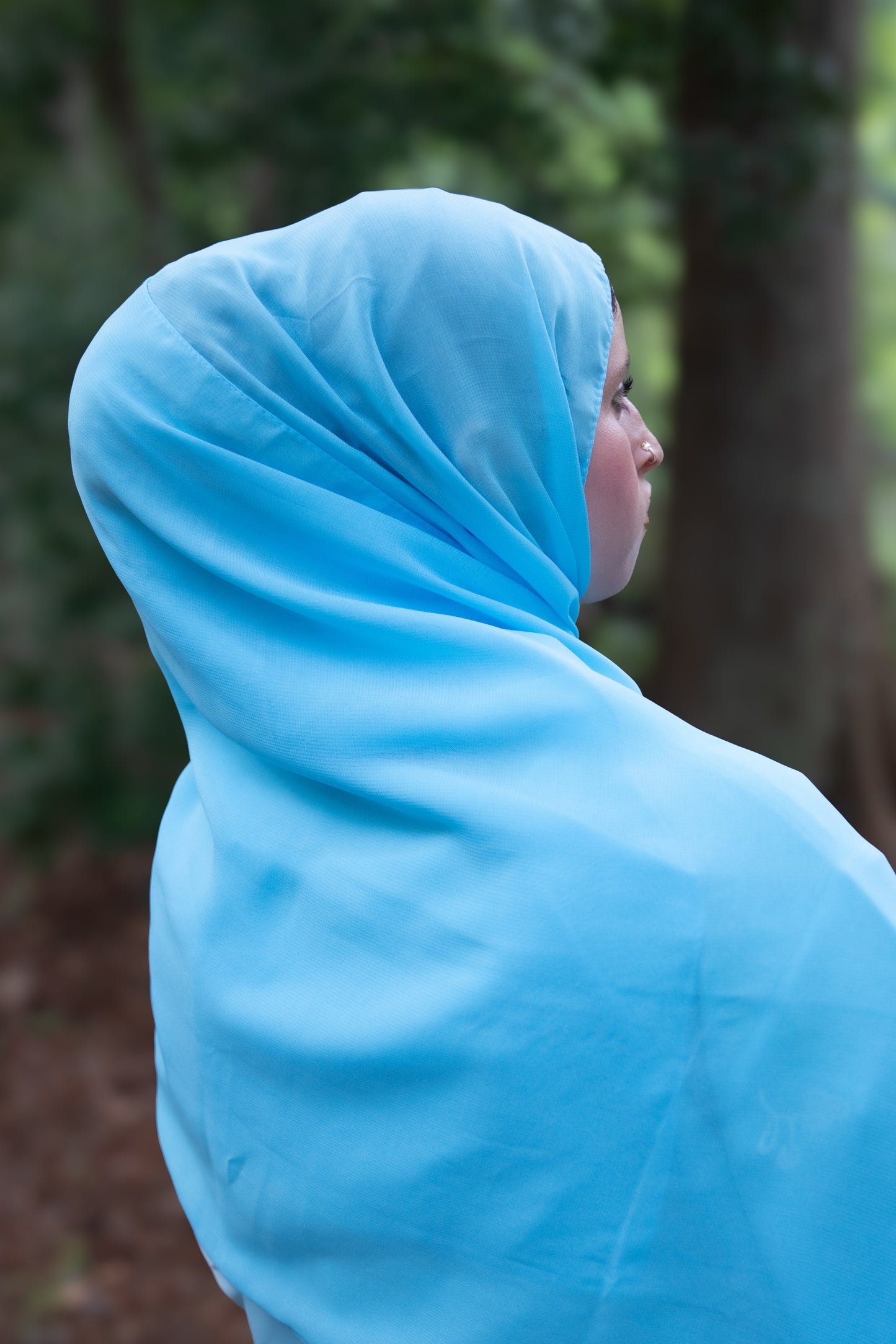 Fatima Abaya - Light Blue