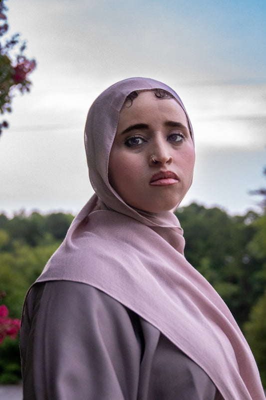 Modal Hijab- Dusty Rose