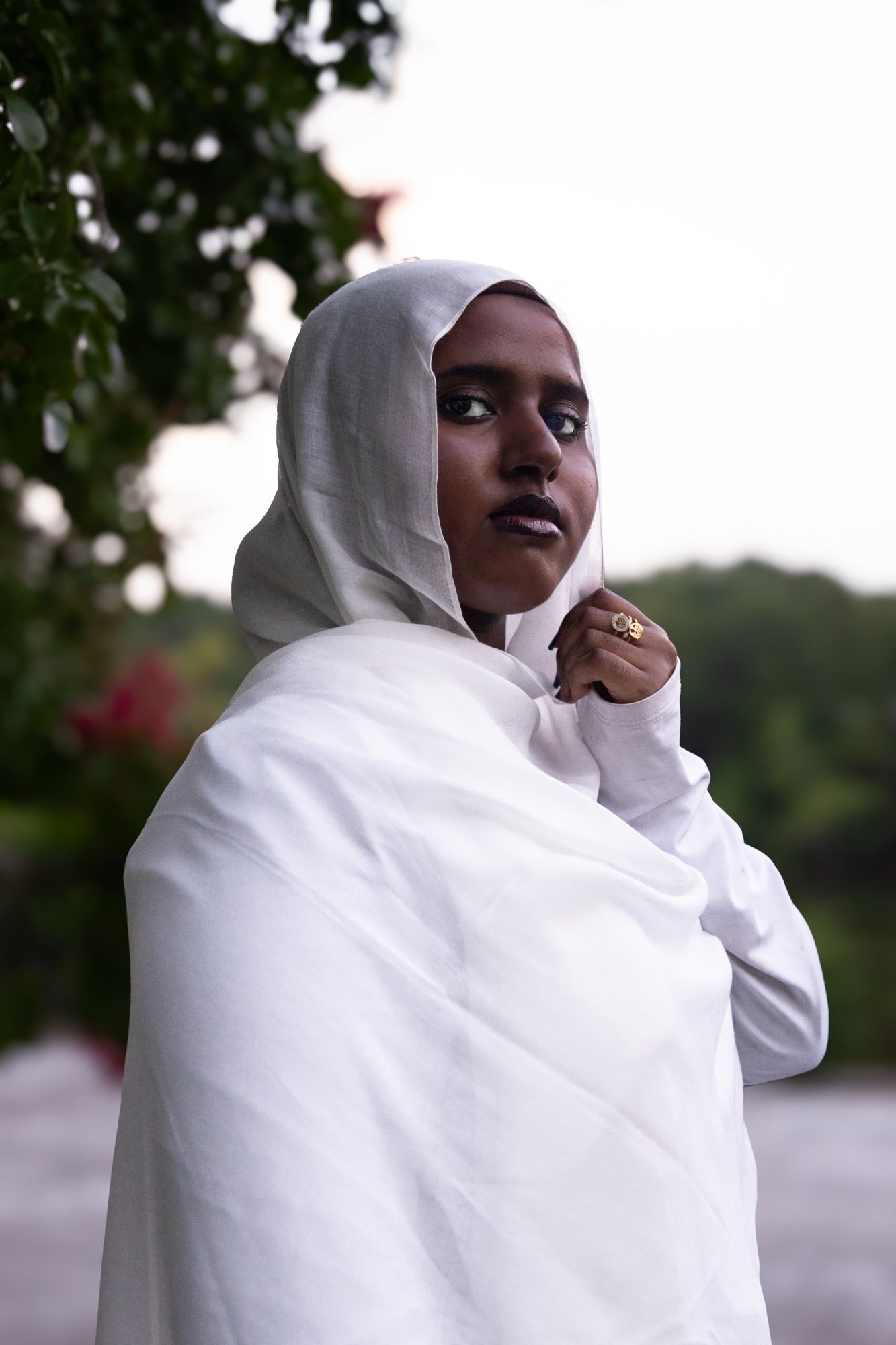 Modal Hijab- White