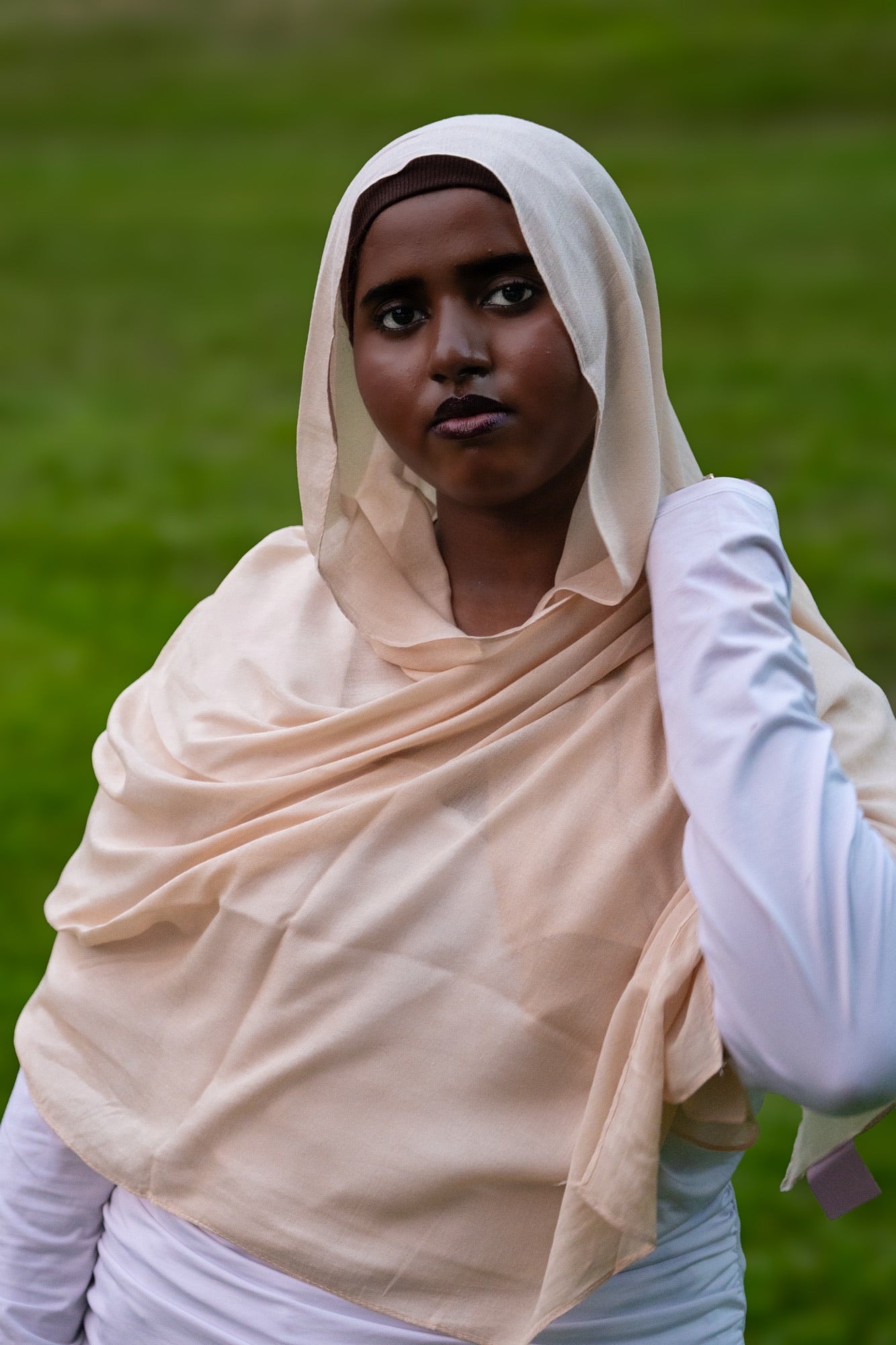 Modal Hijab- Beige