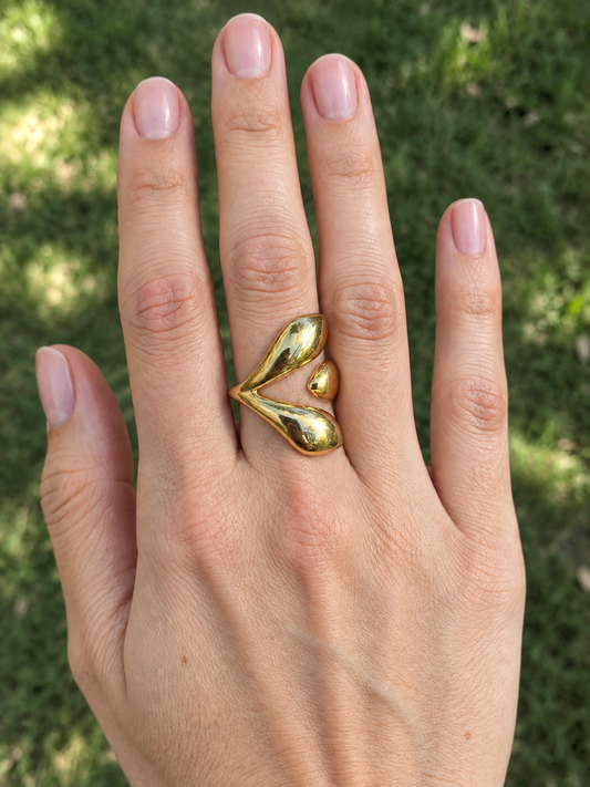 Noura Gold Wrap Ring ✨