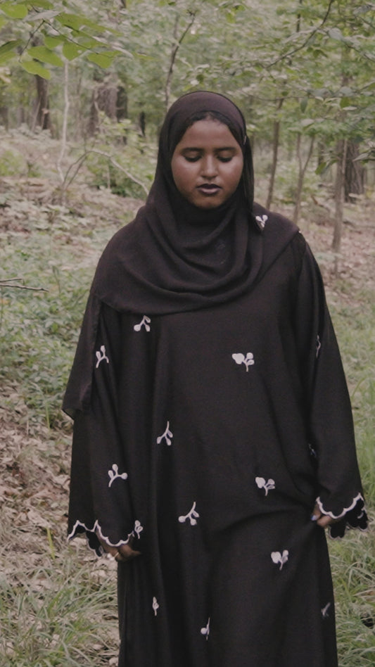 Fatima Abaya - Dark Brown